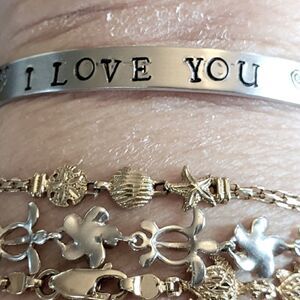 I Love You, Aluminum cuff br…